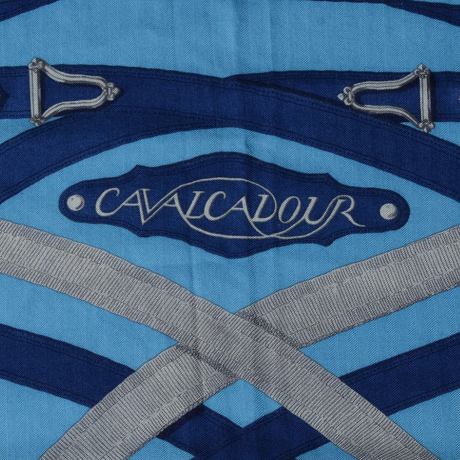 Hermes Cashmere Silk Cavalcadour Shawl 140 4 of 6