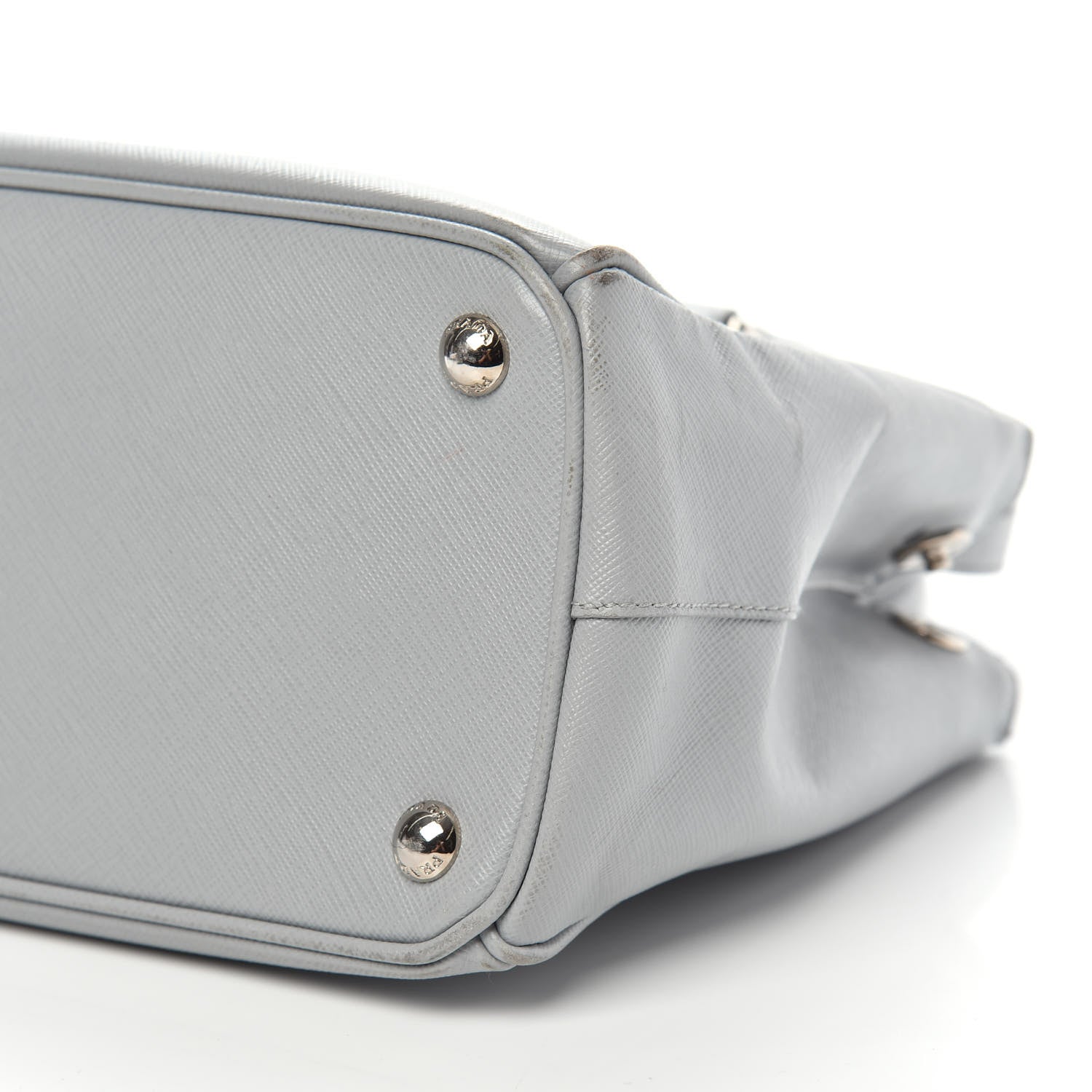 Prada Saffiano Small Galleria Double Zip Tote Nube 9 of 16