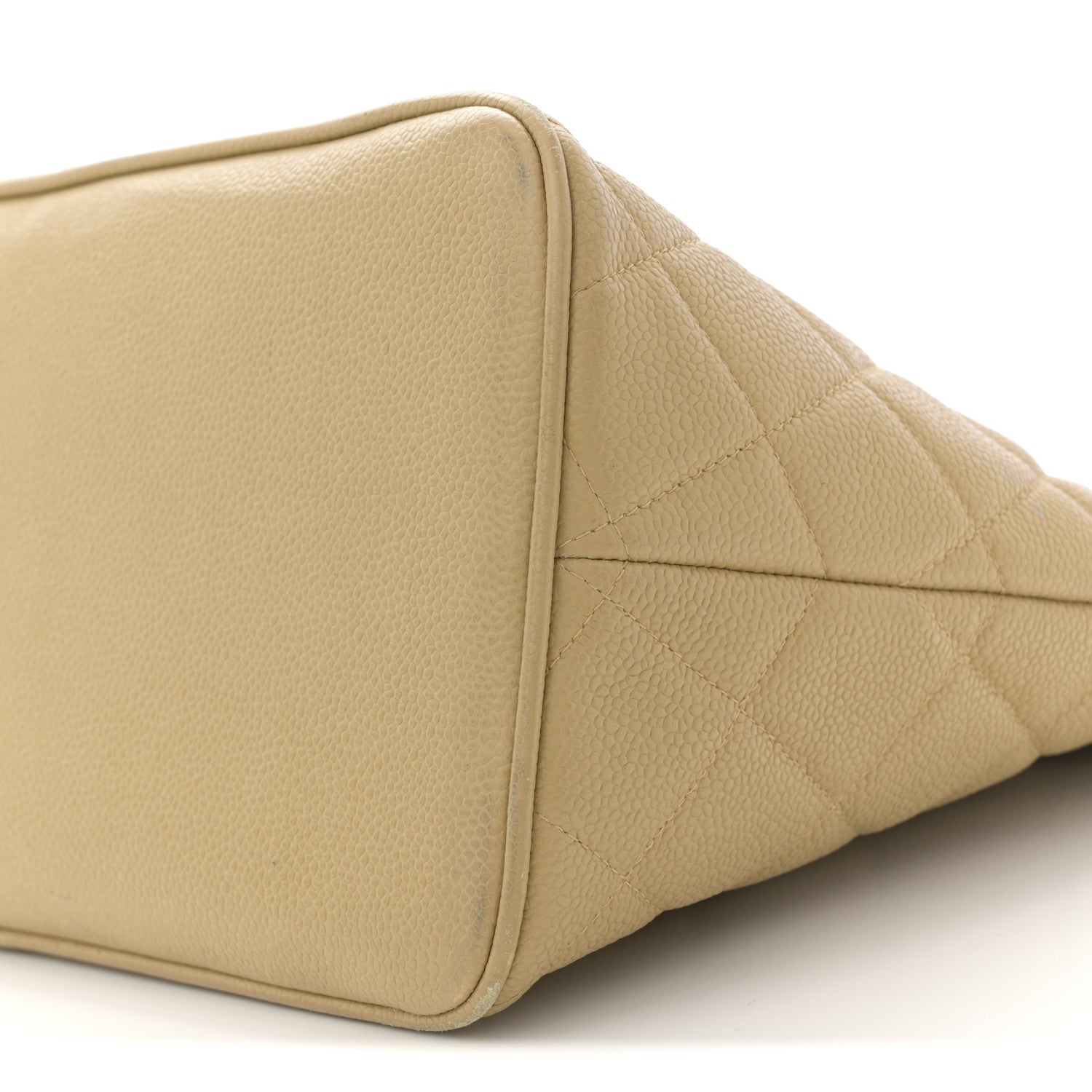 Chanel Caviar Quilted Medallion Tote Beige 10 of 13