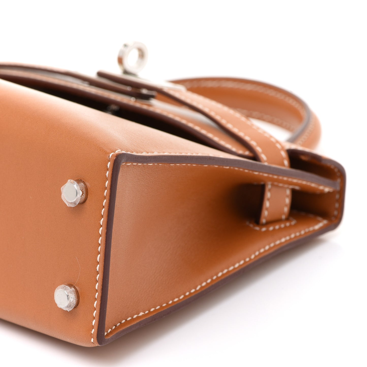 Veau Butler Mini Kelly Sellier 20 Natural Sable