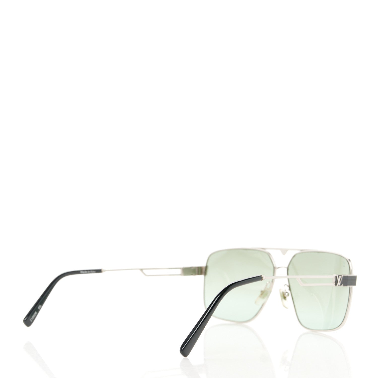 Louis Vuitton Metal Aviator Sunglasses Z1092W Green 4 of 8