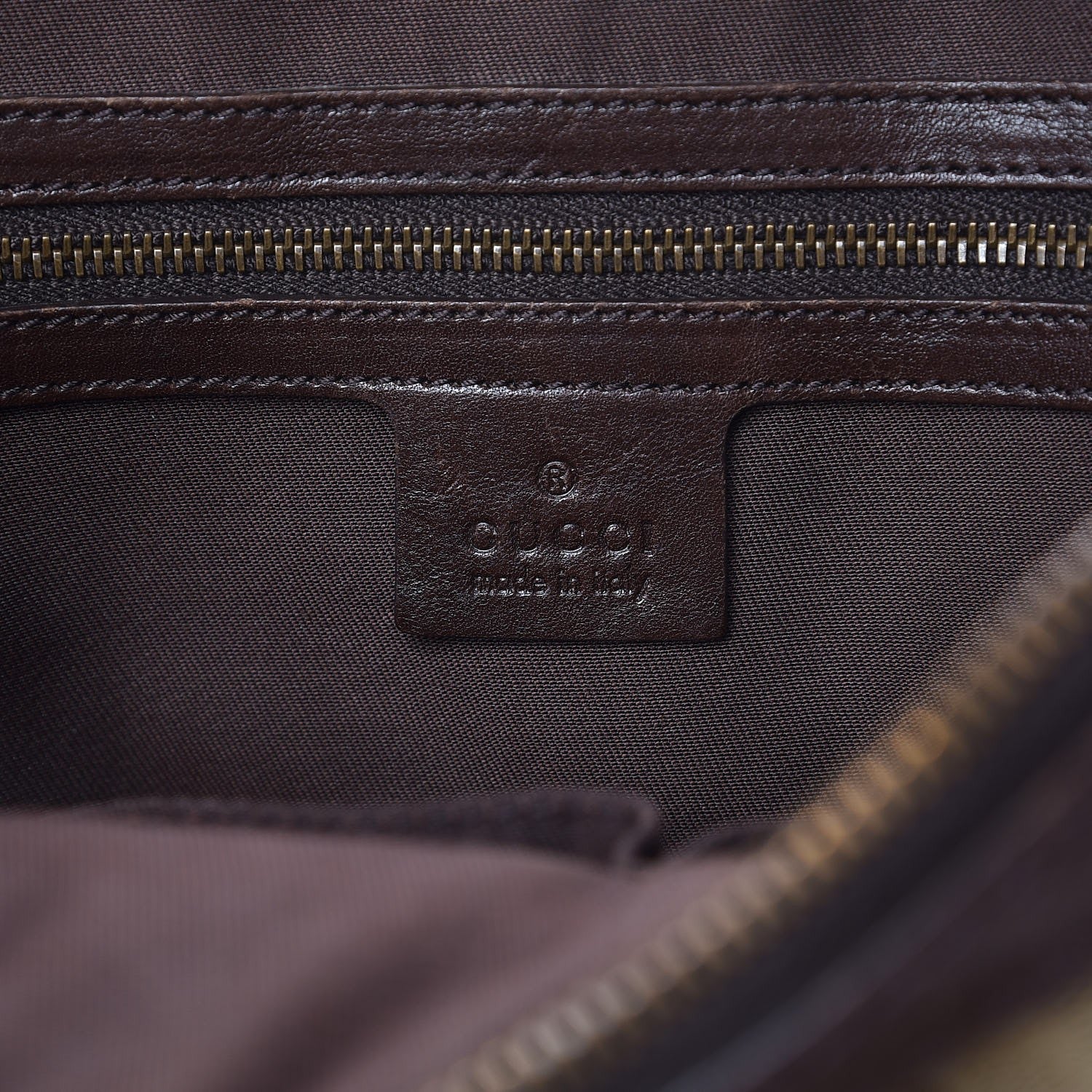 Gucci Monogram Interlocking G Tote Dark Brown 6 of 16