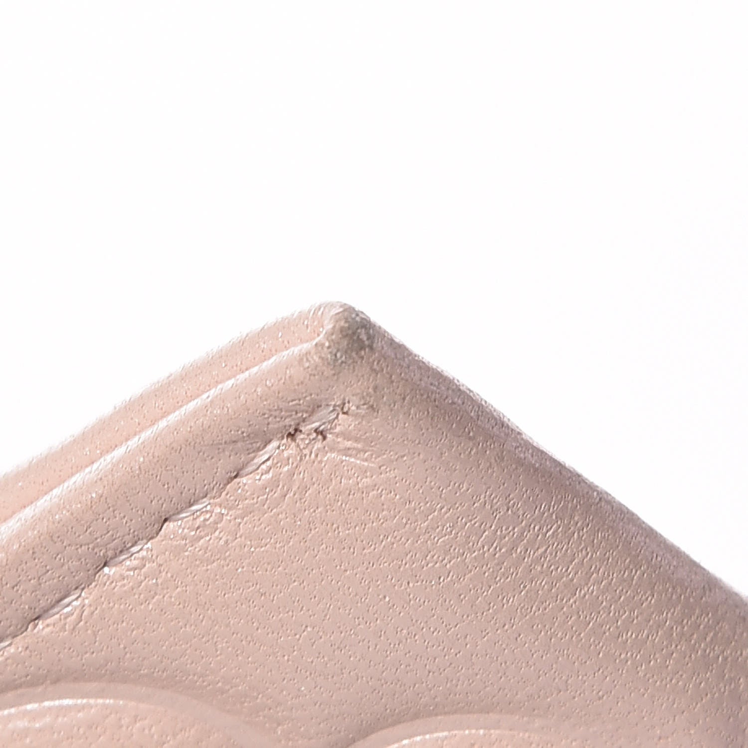 Chanel Lambskin Camellia Embossed Card Holder Nude 5 of 13