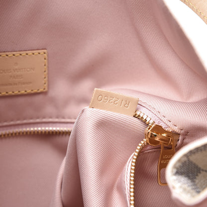 Louis Vuitton Damier Azur Graceful MM Rose Ballerine 8 of 11