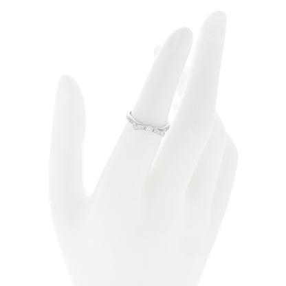Chanel 18K White Gold Diamond Ruban Ring 50 5.25 2 of 7