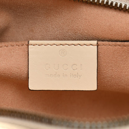 Gucci Calfskin Matelasse Small GG Marmont Chain Shoulder Bag White 6 of 12