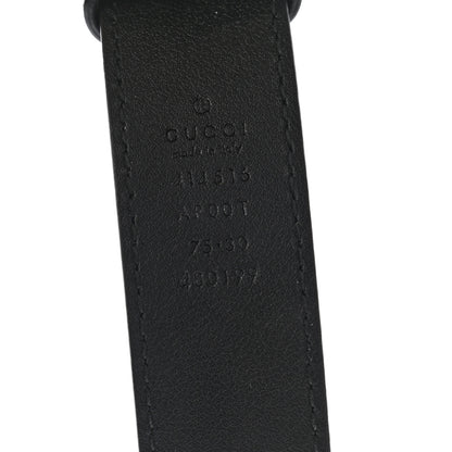 Gucci Calfskin Double G 30mm Belt 75 30 Black 5 of 7
