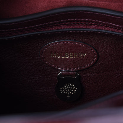 Mulberry Natural Leather Small Bayswater Oxblood 7 of 8