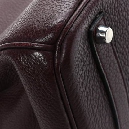 Hermes Taurillon Clemence BIRKIN 35 Prune 10 of 11