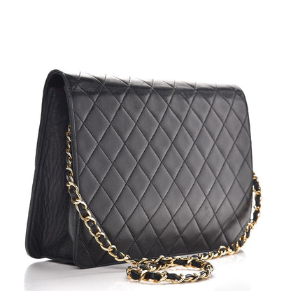 Chanel Lambskin Quilted Medium Single Flap Black 3 of 8