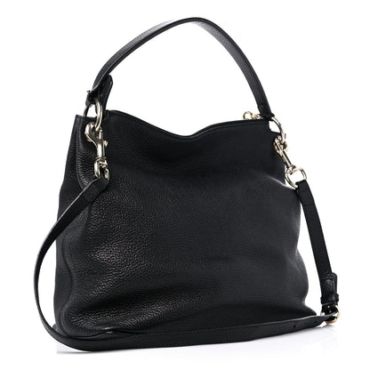 Gucci Pebbled Calfskin Large Soho Hobo Black 3 of 17