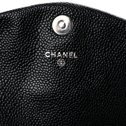 Chanel Caviar Half Moon Wallet On Chain WOC Black 6 of 12