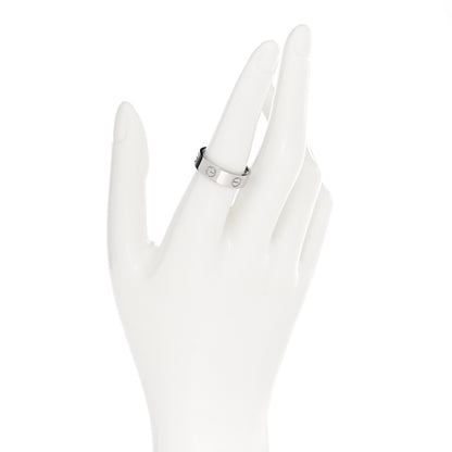 Cartier 18K White Gold 5.5mm LOVE Ring 54 6.75 2 of 4