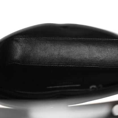 Saint Laurent Patent Le 5 A 7 Monochrome Hobo Black 5 of 12