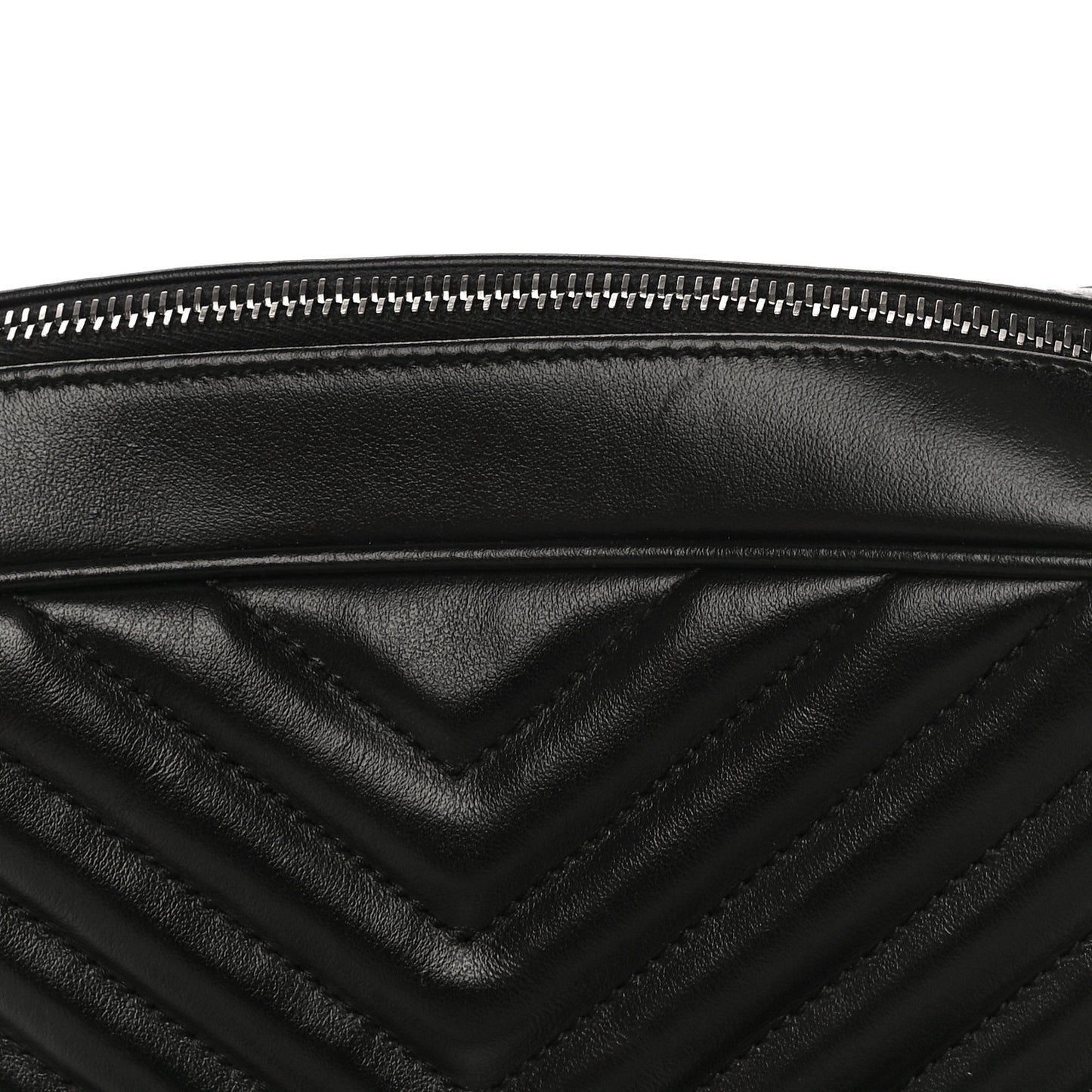 Calfskin Matelasse Monogram Lou Camera Bag Black