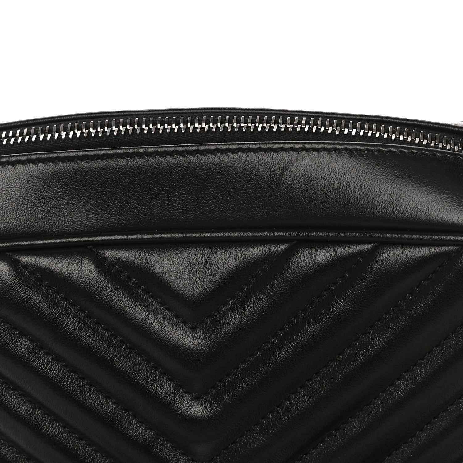 Saint Laurent Calfskin Matelasse Monogram Lou Camera Bag Black 10 of 10