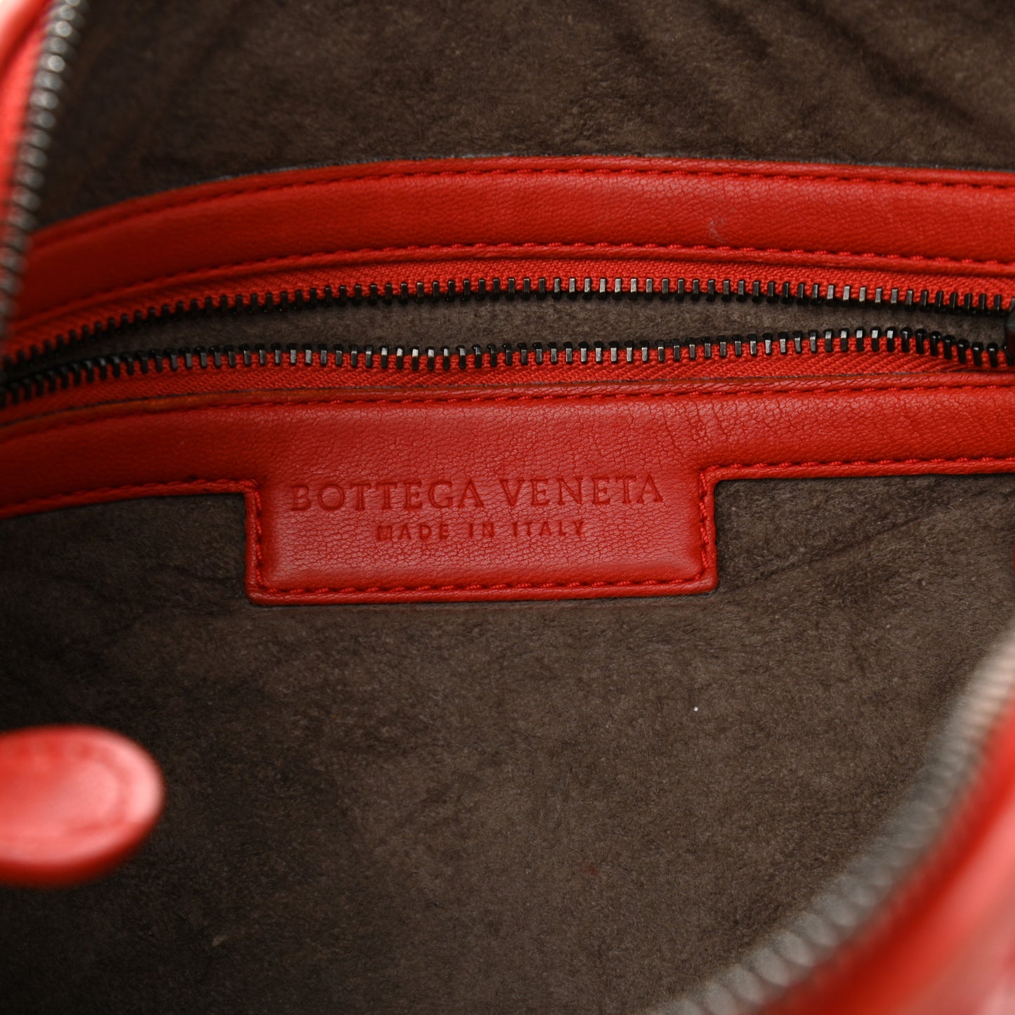Nappa Intrecciato Nodini Crossbody Messenger Red