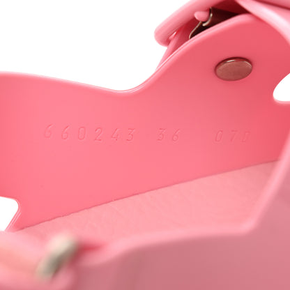 Gucci Rubber Mini Double G Womens Isla Dad Sandals 36 Wild Rose 7 of 8