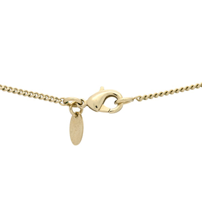 Chanel Pearl Crystal CC Pendant Necklace Light Gold 4 of 5