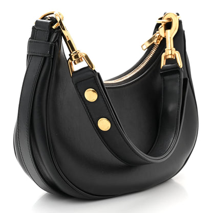 Celine Smooth Calfskin Medium Strap Ava Shoulder Bag Black 3 of 10