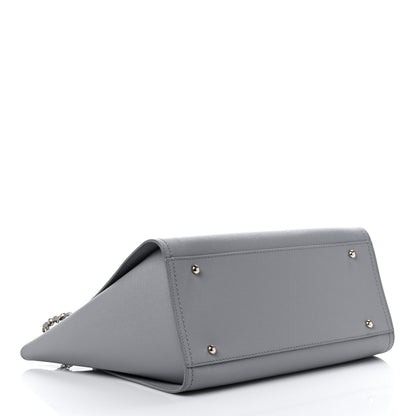 Chanel Caviar Studded Small Deauville Tote Grey 3 of 10