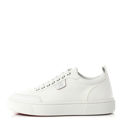 Christian Louboutin Canvas Simplerui Flat Sneakers 39 White 1 of 7