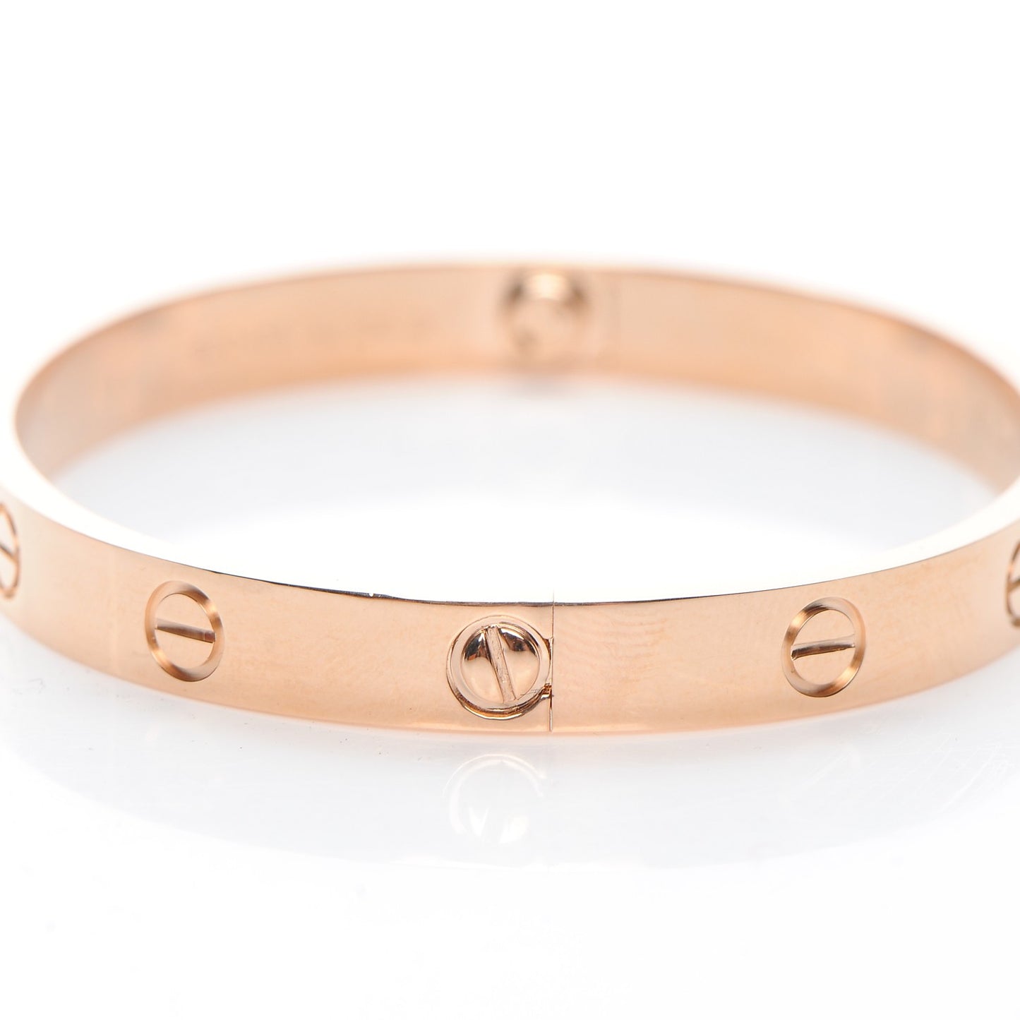 18K Pink Gold LOVE Bracelet 17