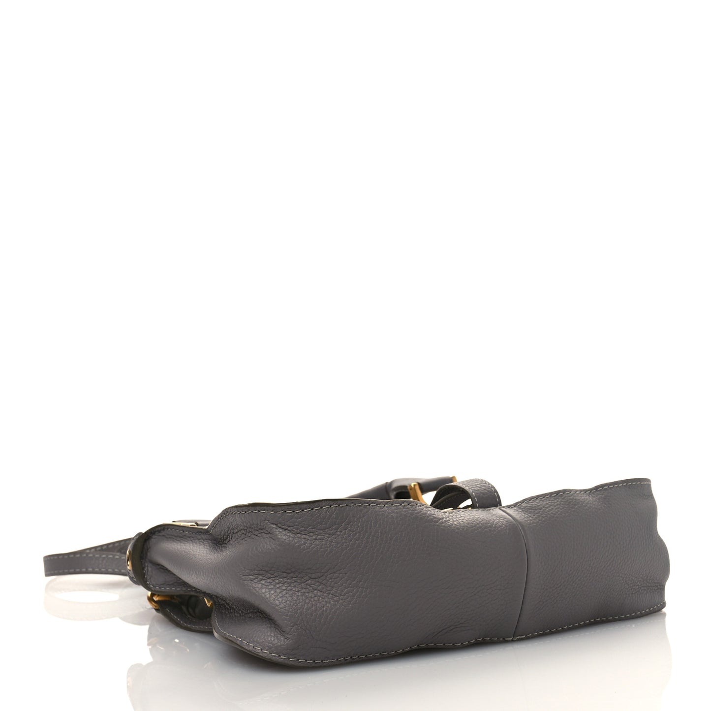 Calfskin Small Marcie Satchel Cashmere Grey