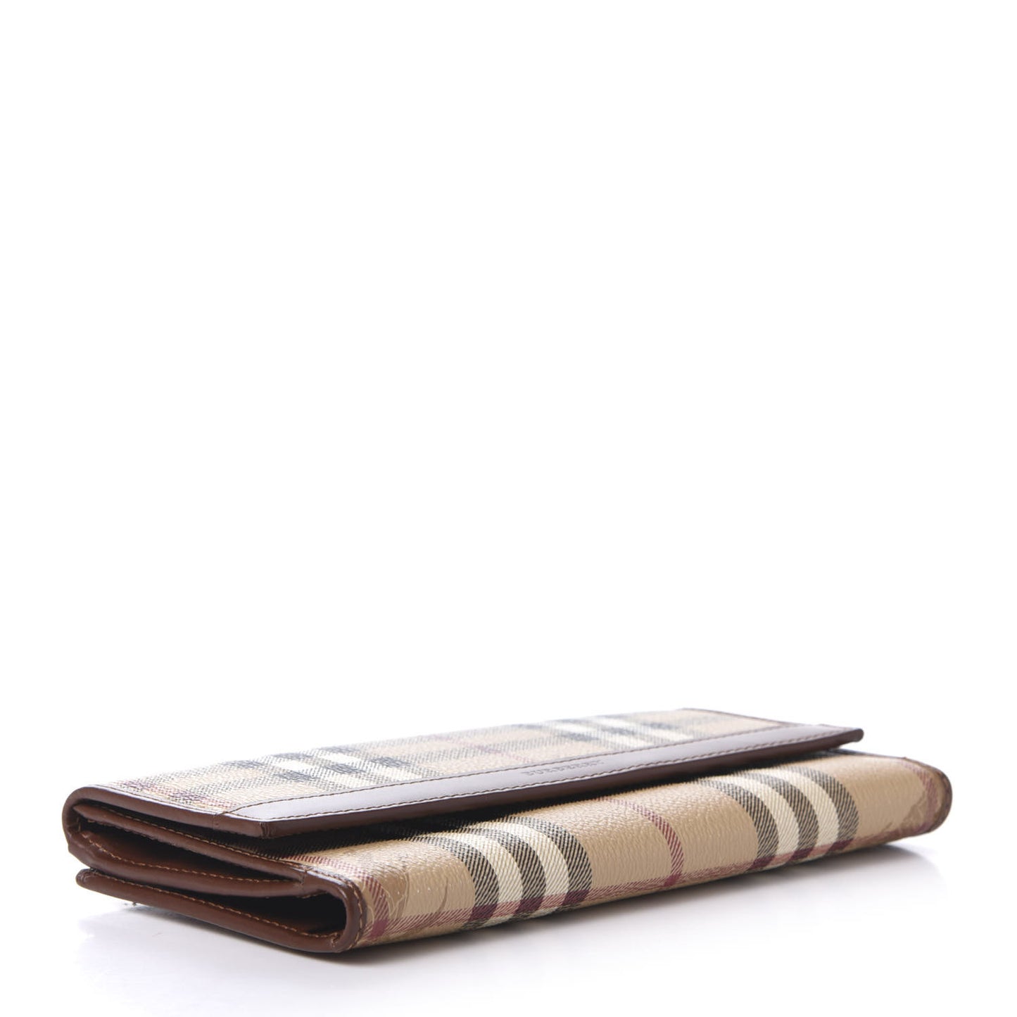 Haymarket Check Continental Wallet Brown