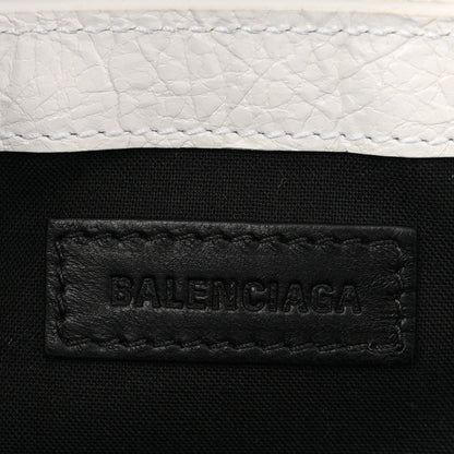 Balenciaga Agneau Arena Le Cagole Sling Bag XS Optic White 6 of 11