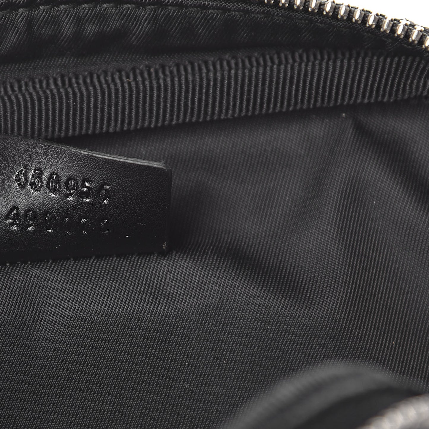 GG Supreme Monogram Web Belt Bag Black