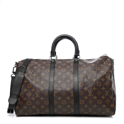 Louis Vuitton Monogram Macassar Keepall Bandouliere 45 1 of 4