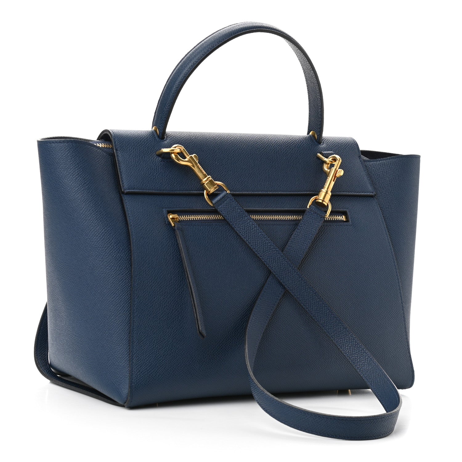 Celine Grained Calfskin Mini Belt Bag Deepsea 3 of 10