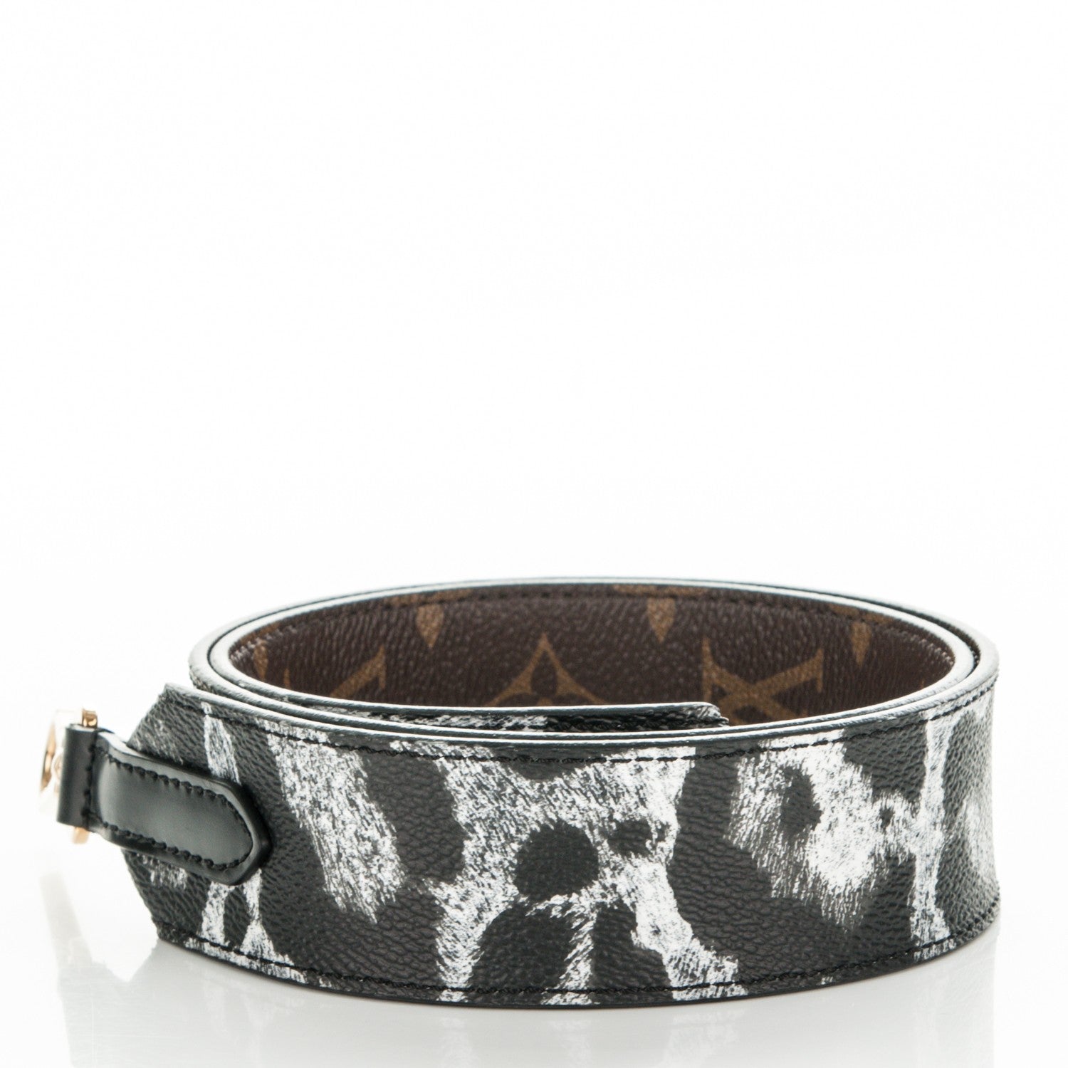 Louis Vuitton Monogram Animal Bandouliere Shoulder Strap Grey 3 of 4