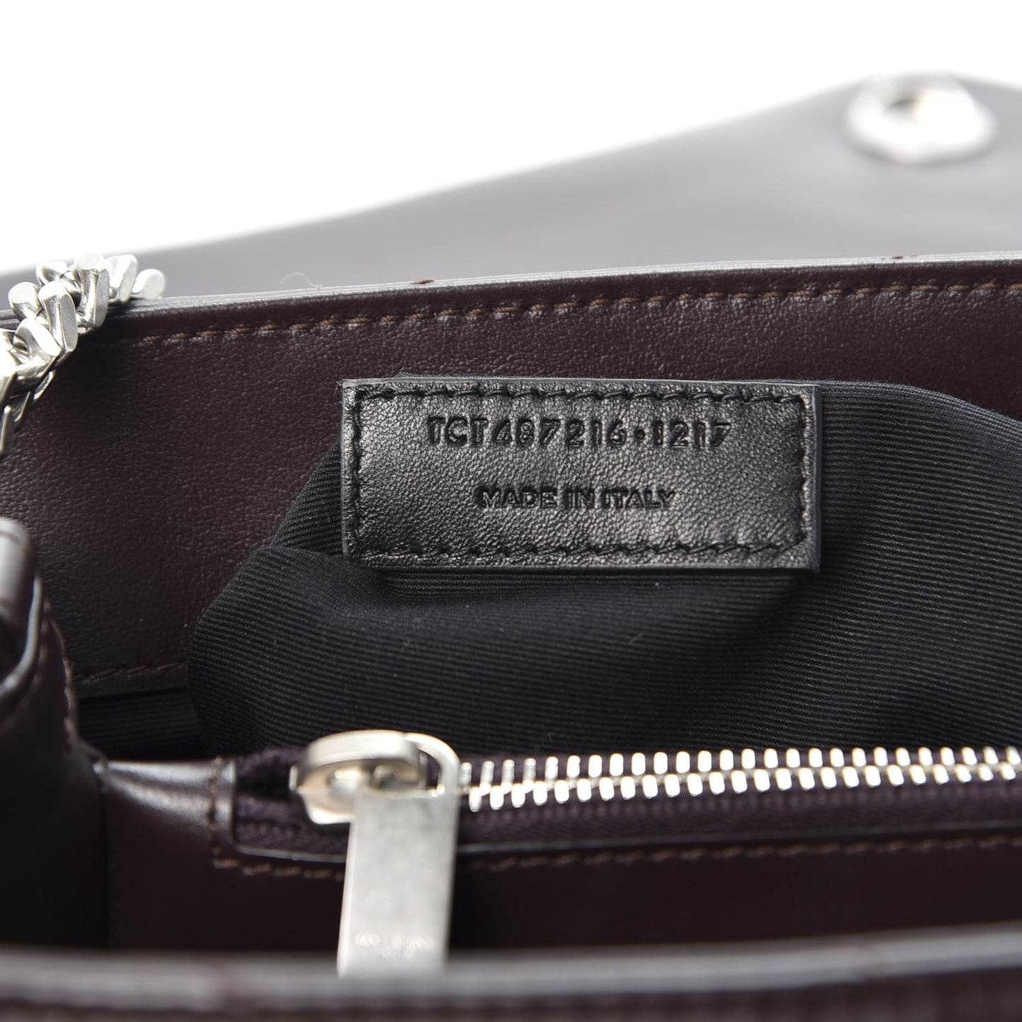 Calfskin Y Quilted Monogram Medium Loulou Chain Satchel Amaranto
