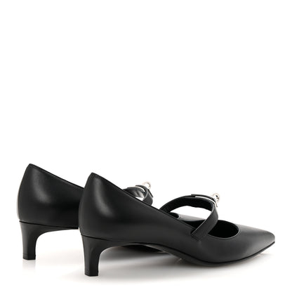 Hermes Calfskin Kiara 40 Pumps 36.5 Black 5 of 10