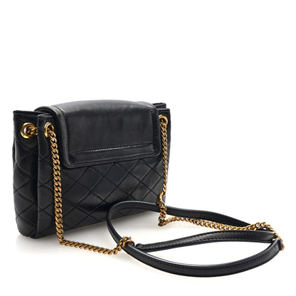 Saint Laurent Lambskin Quilted Monogram Mini Nolita Black 3 of 9