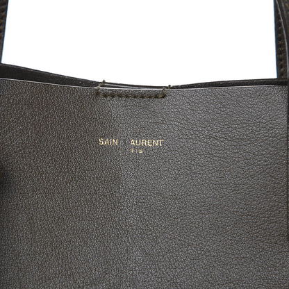 Saint Laurent Calfskin Large Shopping Tote Kaki Militaire 12 of 12