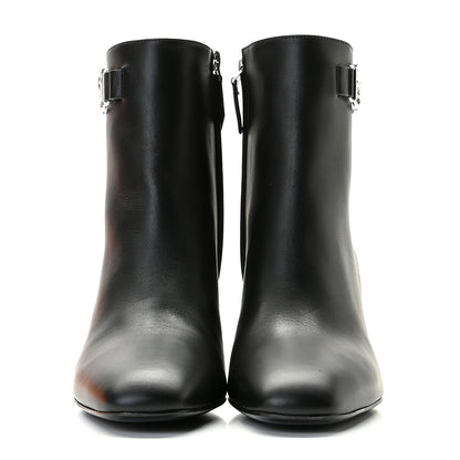 Hermes Calfskin Andrene Ankle Boots 36.5 Black 2 of 14
