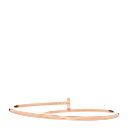 Cartier 18K Pink Gold Small Juste Un Clou Bracelet 17 2 of 7