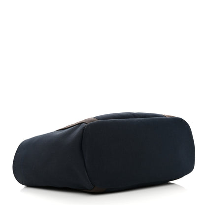Hermes Toile Sac De Pansage Groom Bleu Navy Feu 4 of 12
