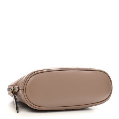 Gucci Calfskin Matelasse Large GG Marmont Pouch Cosmetic Case Porcelain Rose 4 of 8