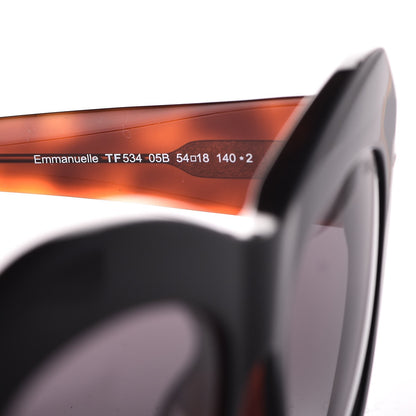 Tom Ford Emmanuelle Sunglasses TF534 Black Havana 6 of 7