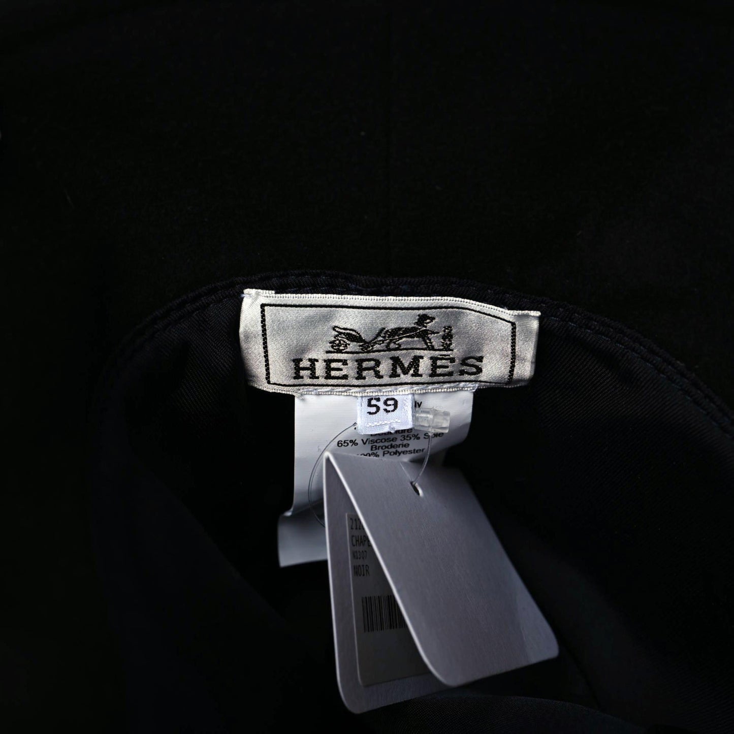 Cashmere Debbie Charms Bucket Hat 59 Black