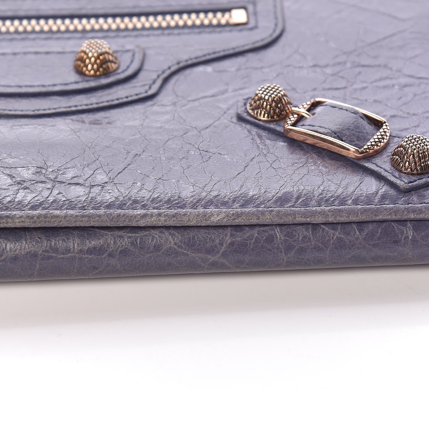 Balenciaga Agneau Giant 12 Rose Gold Hardware Money Wallet Jacynthe 9 of 17