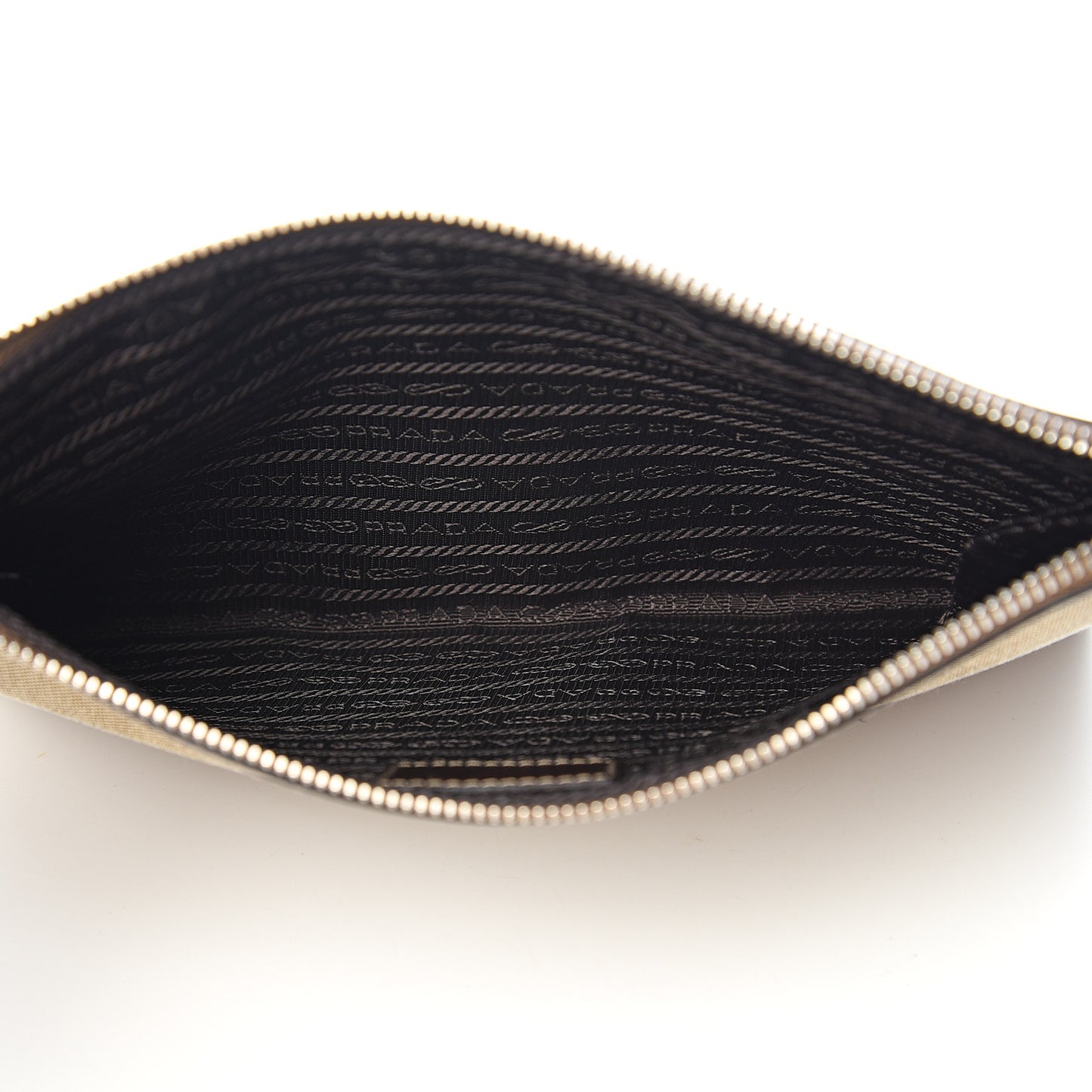 Jacquard Logo Pouch Corda Bruciato
