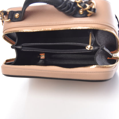 Chanel Caviar Quilted Medium CC Filigree Vanity Case Beige Black 5 of 11
