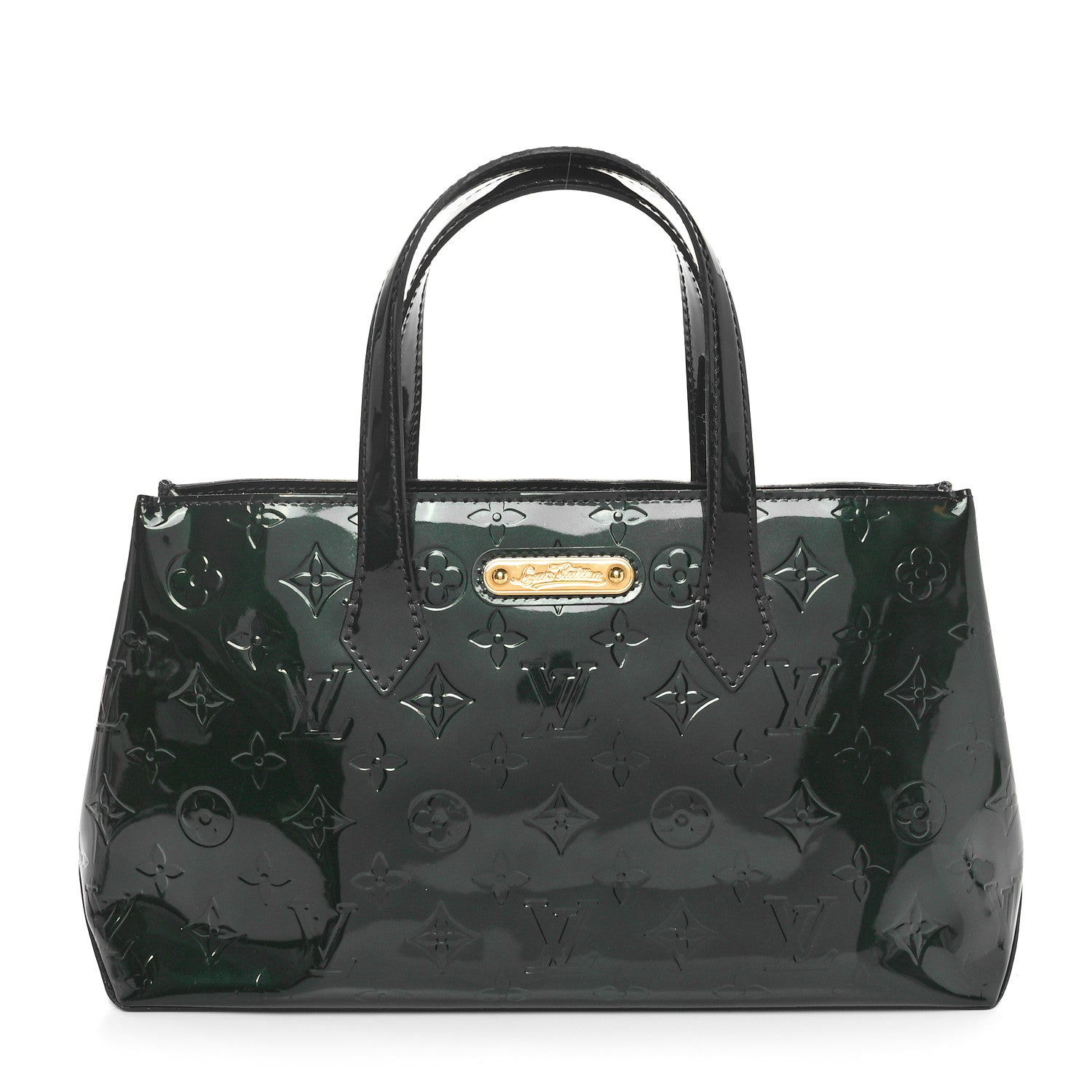 Louis Vuitton Vernis Wilshire PM  Blue Nuit 1 of 9