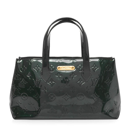 Louis Vuitton Vernis Wilshire PM  Blue Nuit 1 of 9