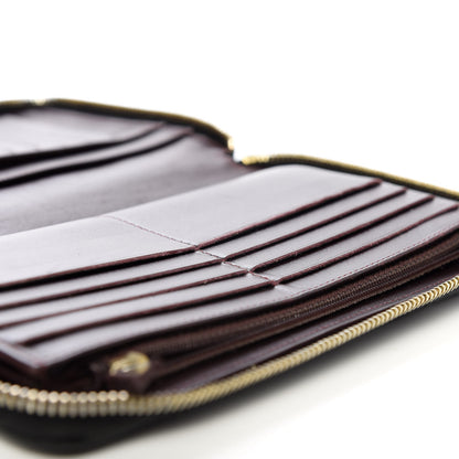 Chanel Caviar Quilted Large Zip Around Organizer Wallet Black 9 of 11